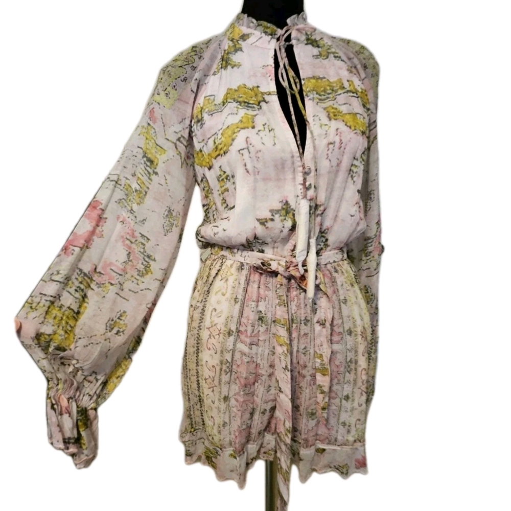 HEMANT & NANDITA Maya Patterned Women's Romper - Picture 3 of 17